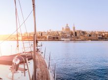 Malta: Valletta von der Yacht aus gesehen